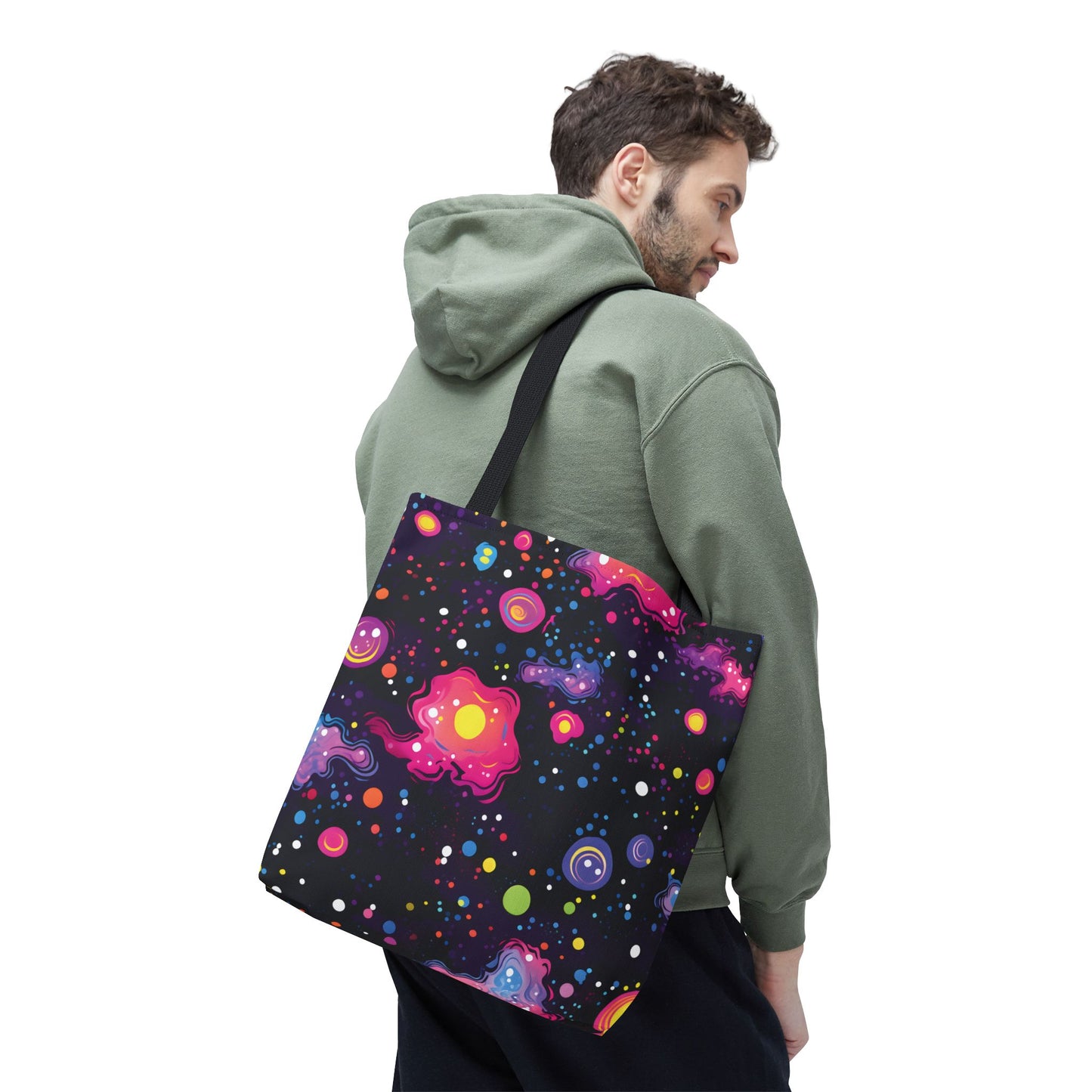 Colorful Space Pattern Tote Bag Design 6