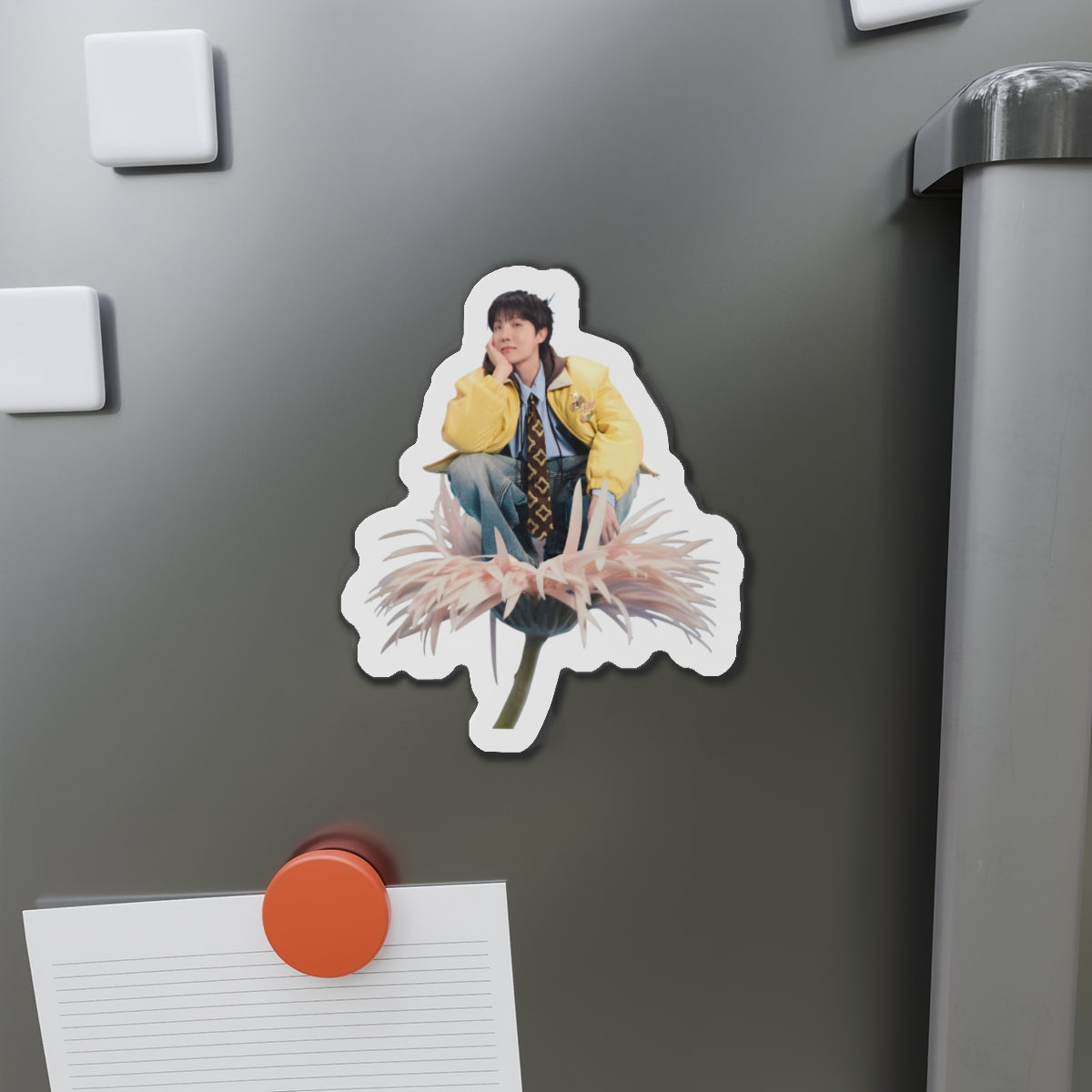 Jhope Sweet Dreams Sitting on a Flower Photoshoot Magnet