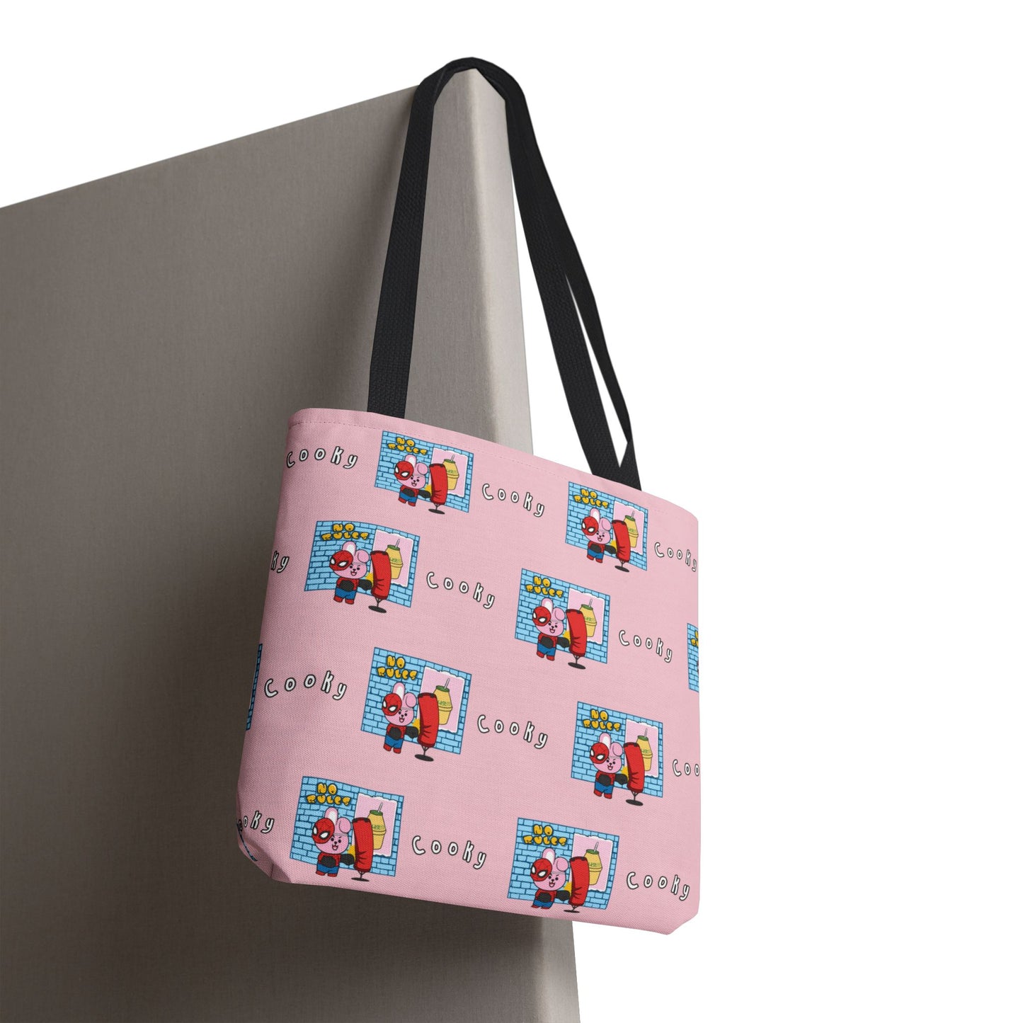 BT21 Cooky Pink Tote Bag Pattern Design