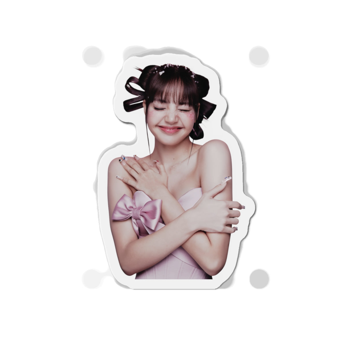 Lalisa Manoban Blackppink Gift for Lisa Fans Lillies Magnet Design 10
