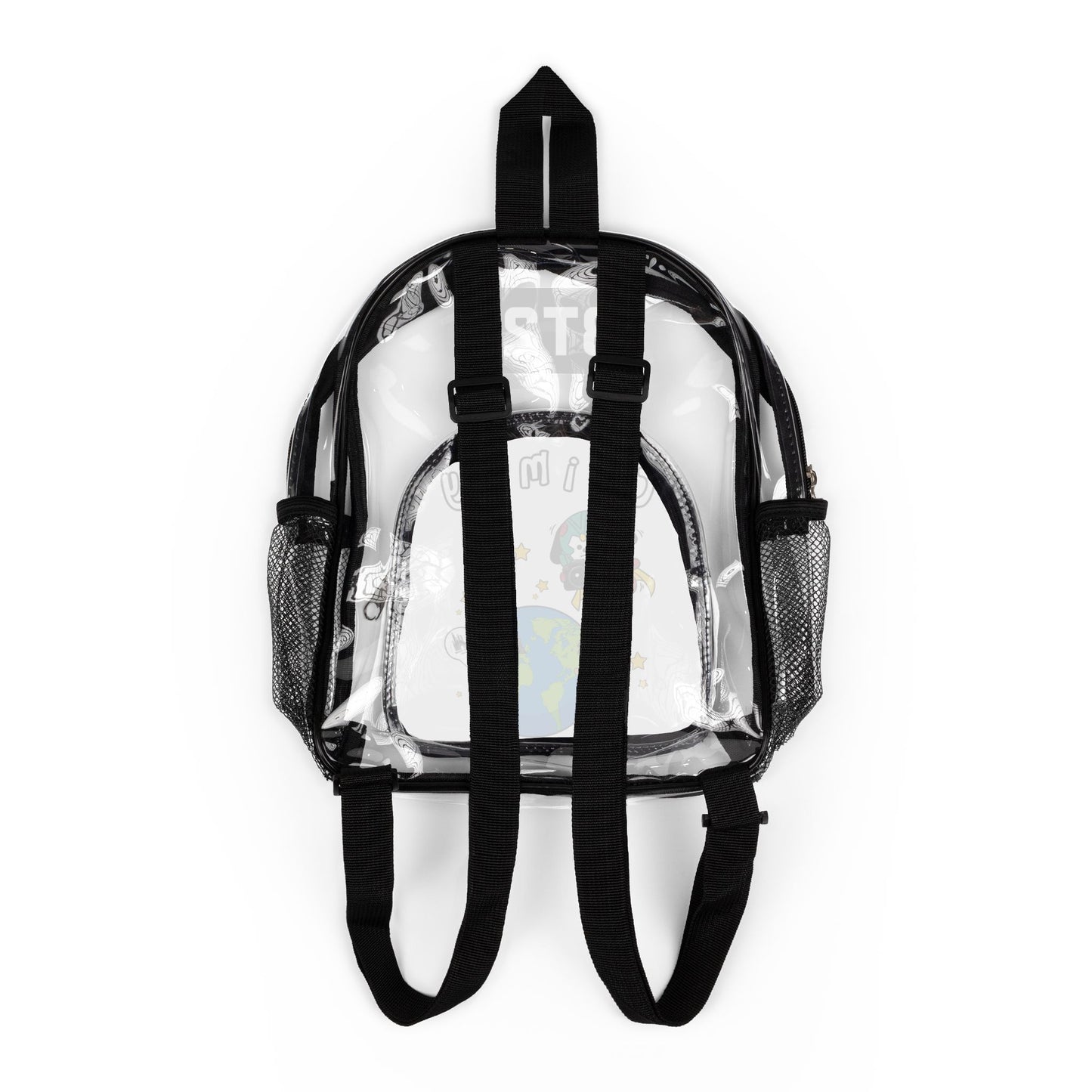BT21 Chimmy Clear Stadium Concert Bag With White Background