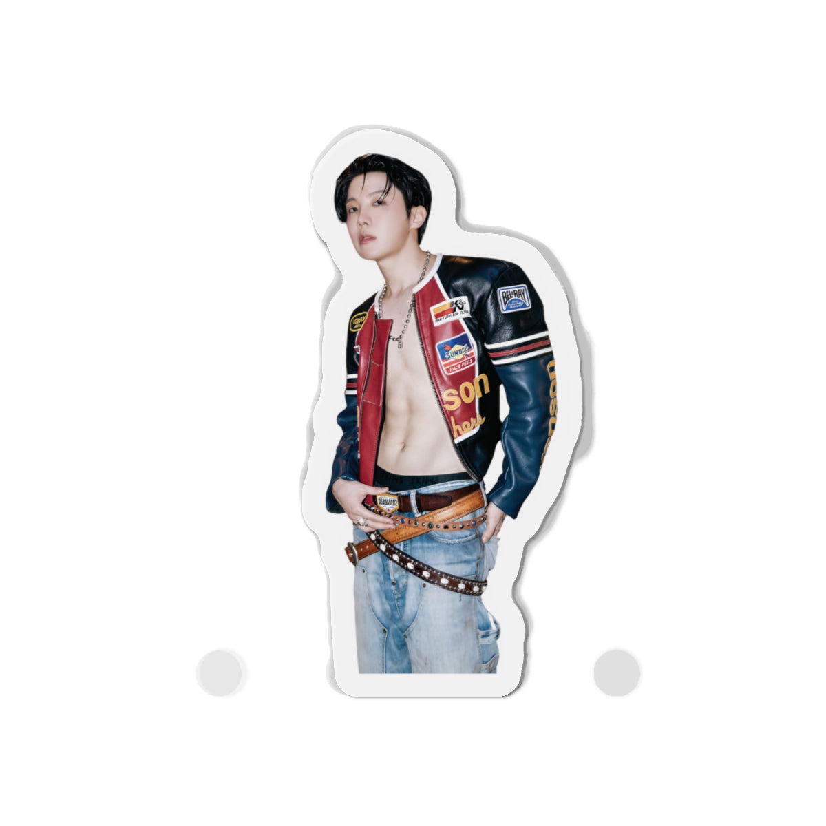 Jhope Killing It Girl Showing Off Abs Color Image Magnet