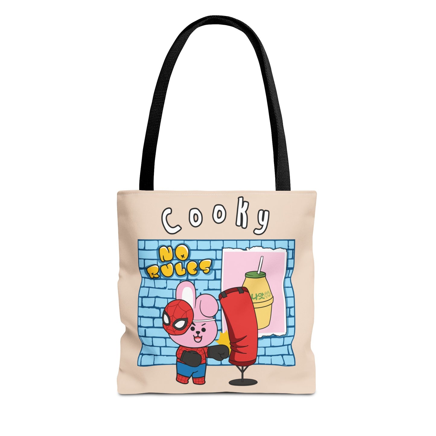 BT21 Cooky Beige Tote Bag Single Design