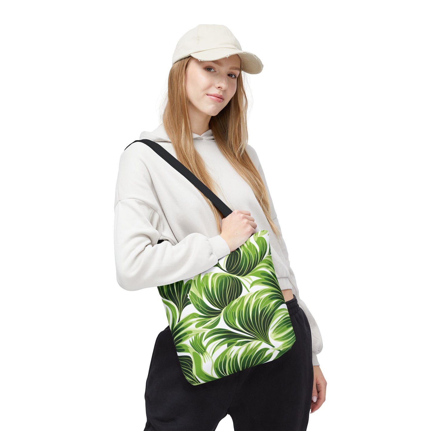 Plant Pattern Tote Bag Design 3