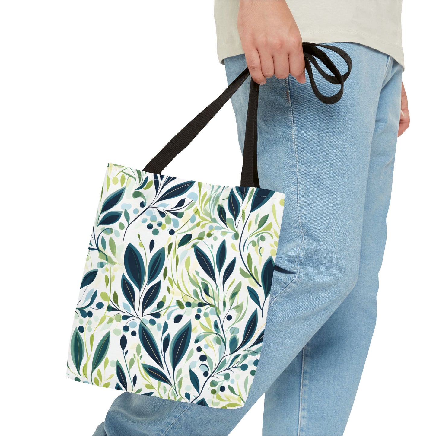 Plant Pattern Tote Bag Design 11