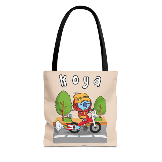 BT21 Koya Beige Tote Bag Single Design