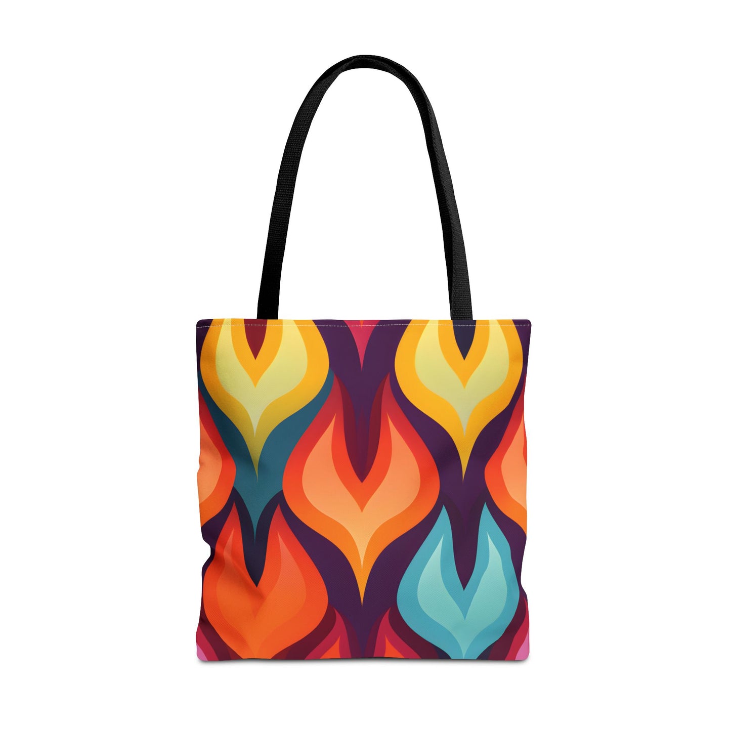 Retro Pattern Tote Bag Design 2