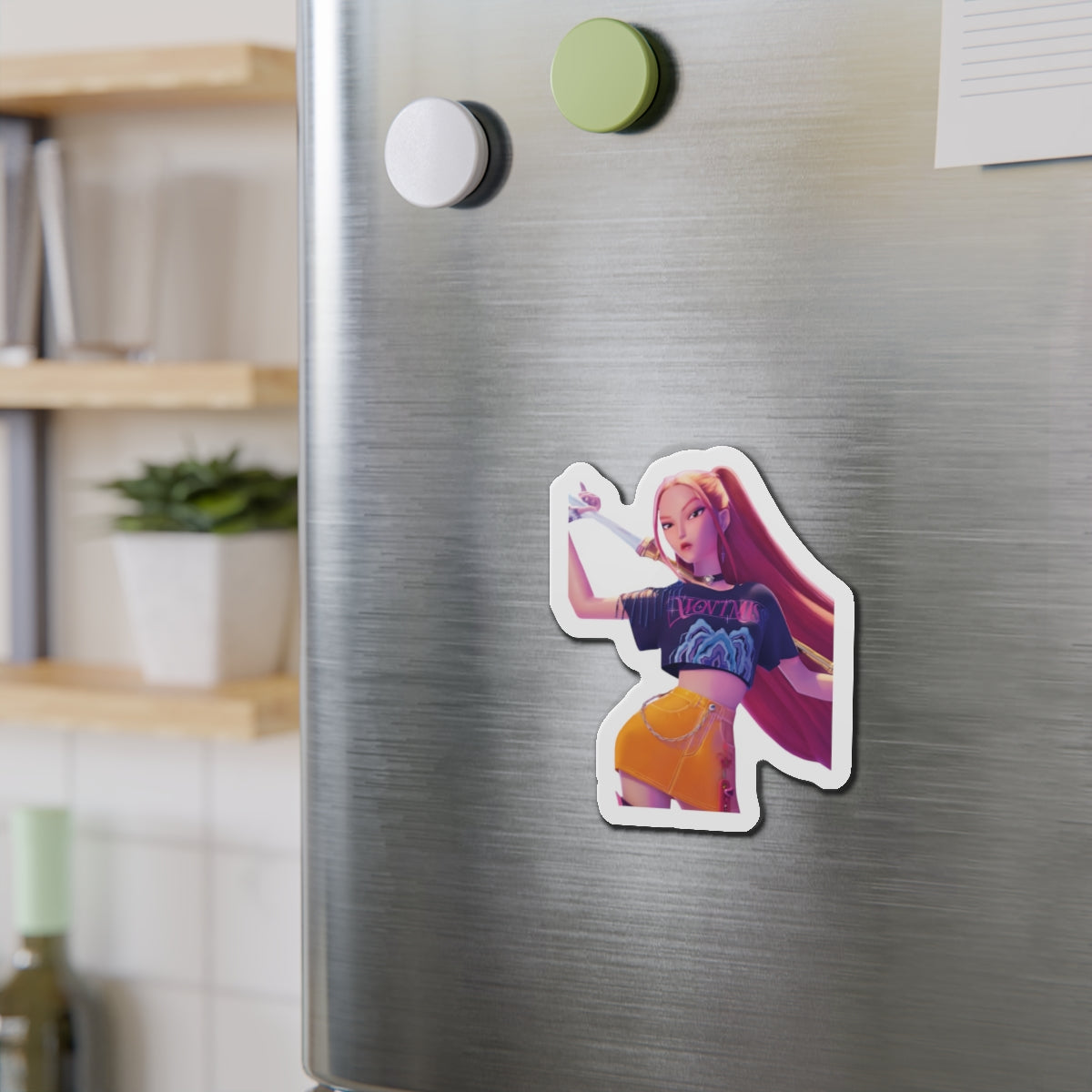 Kpop Demon Hunters Huntrix Mira Posing Portrait Magnet