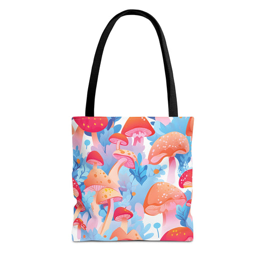 Mushroom Pattern Tote Bag Design 2