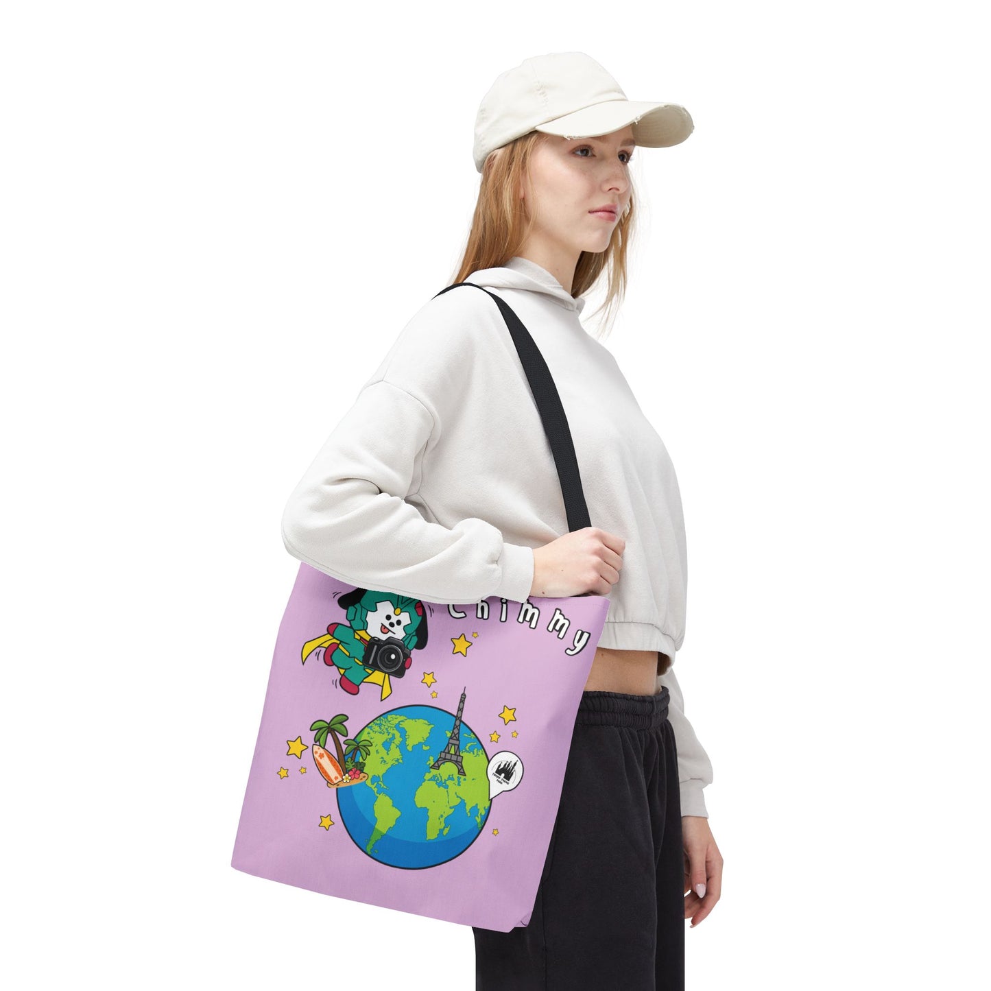 BT21 Chimmy Purple Tote Bag Single Design