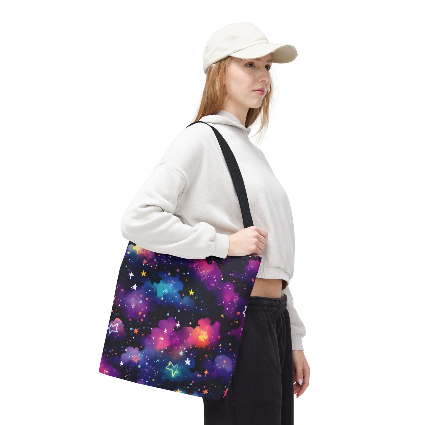 Colorful Space Pattern Tote Bag Design 1