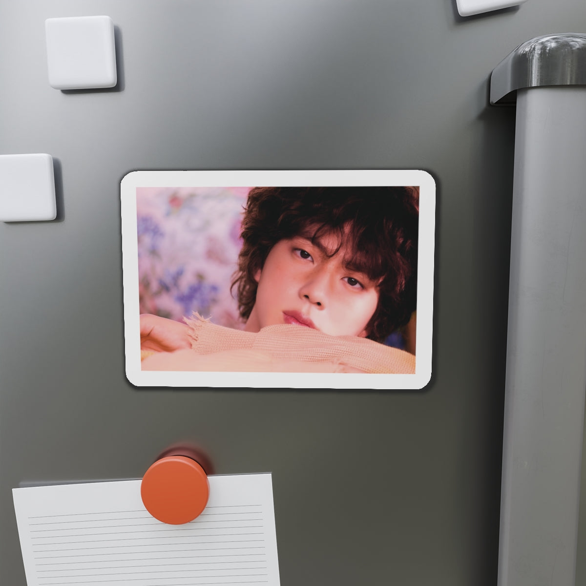 Kim SeokjinThe Astronaut Single Album With Freckles Jin Magnet