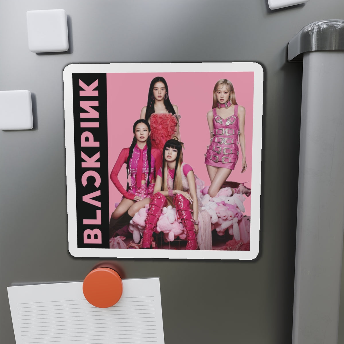 Black Pink Group Pink Magnet