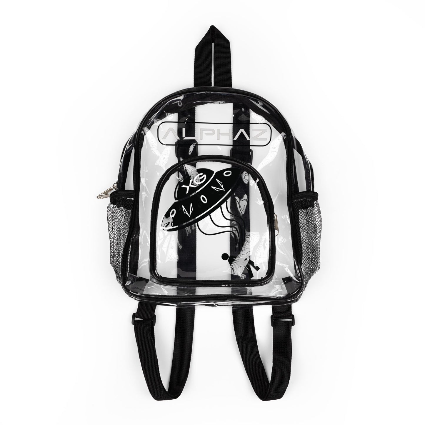 XG World Tour Alphaz and Spaceship Clear Backpack for Concerts No Background Color
