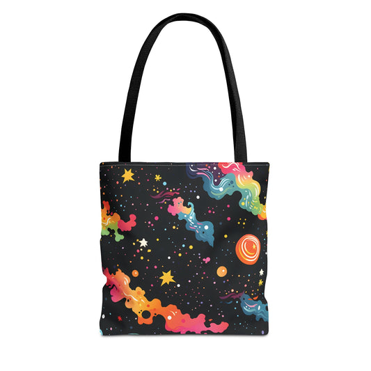 Colorful Space Pattern Tote Bag Design 8