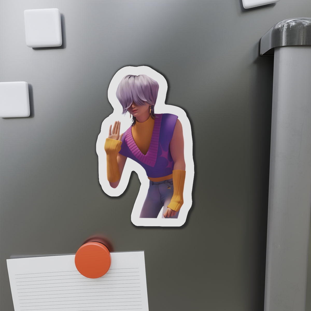 Kpop Demon Hunters Saja Boys Mystery Saja Waving Magnet