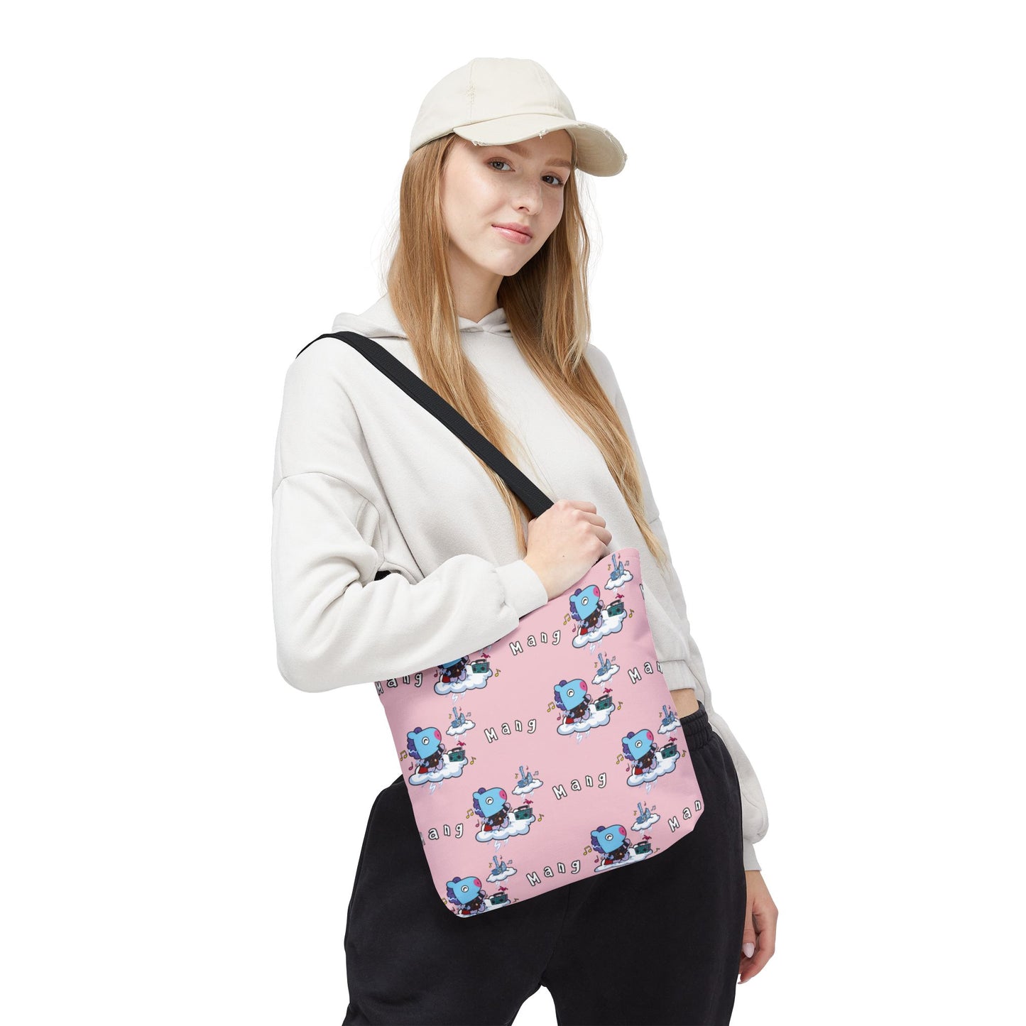 BT21 Mang Pink Tote Bag Pattern Design