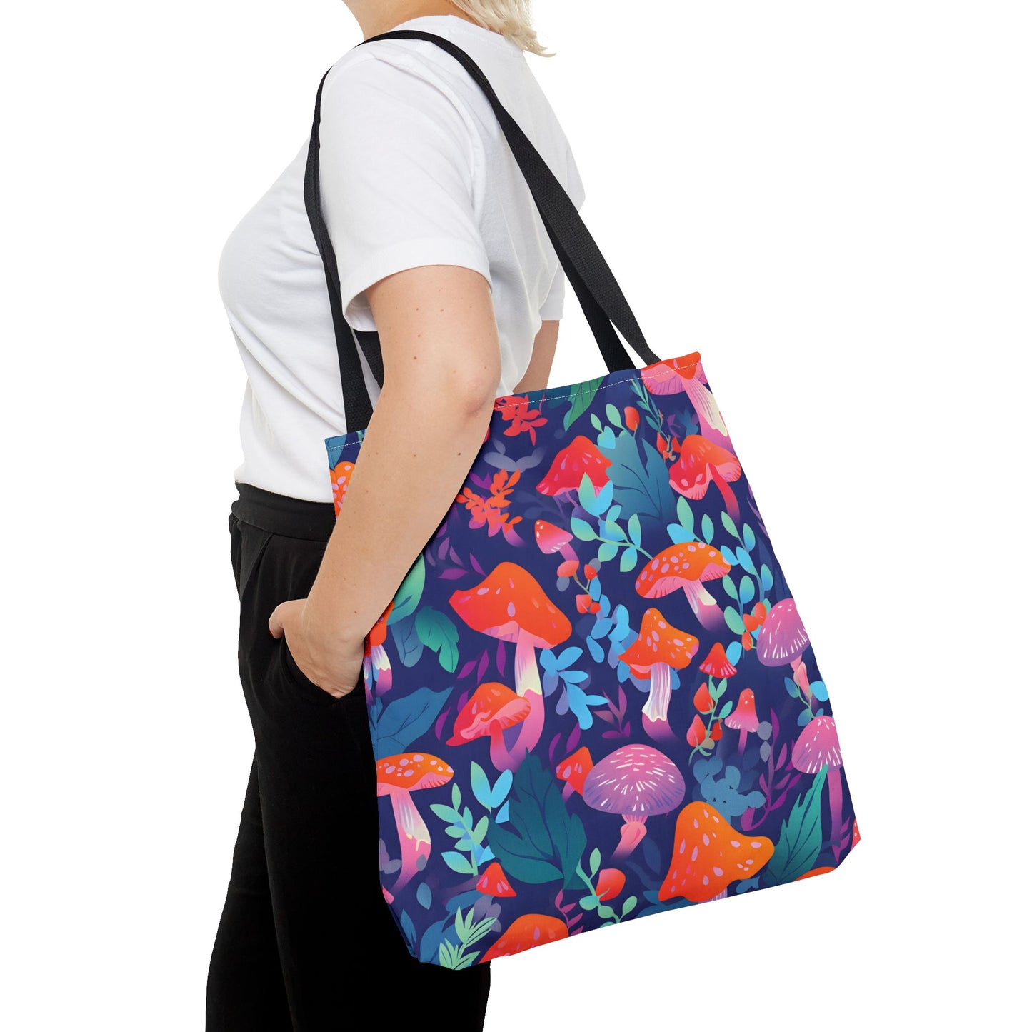 Mushroom Pattern Tote Bag Design 6