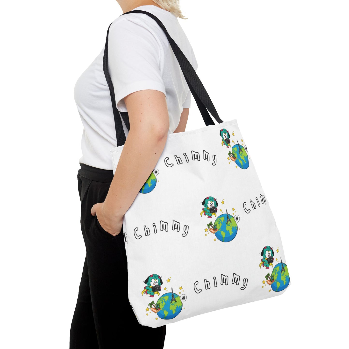 BT21 Chimmy White Tote Bag Pattern Design
