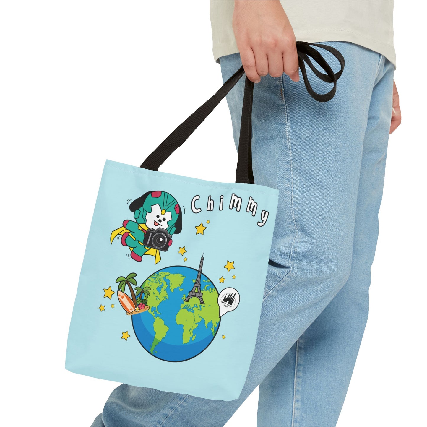 BT21 Chimmy Blue Tote Bag Single Design