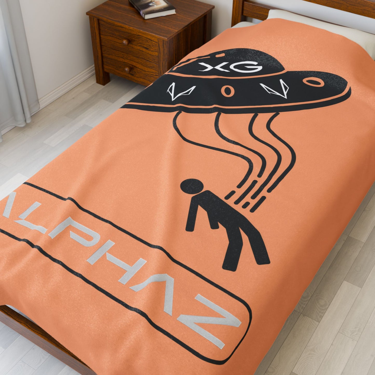Orange XG Juria Spaceship Blanket