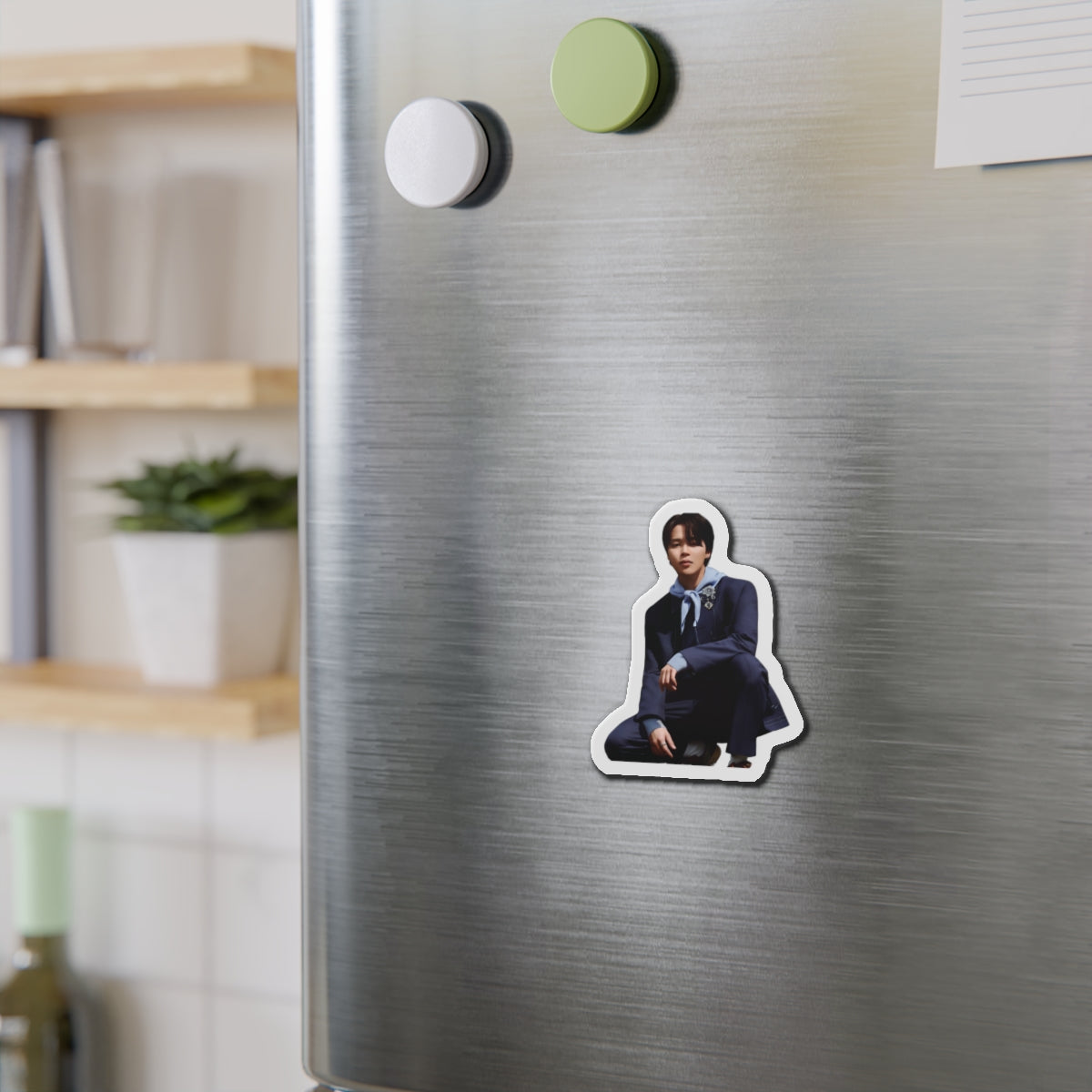 BTS Park Jimin Dior Photoshoot Wearing a Suit Magnet