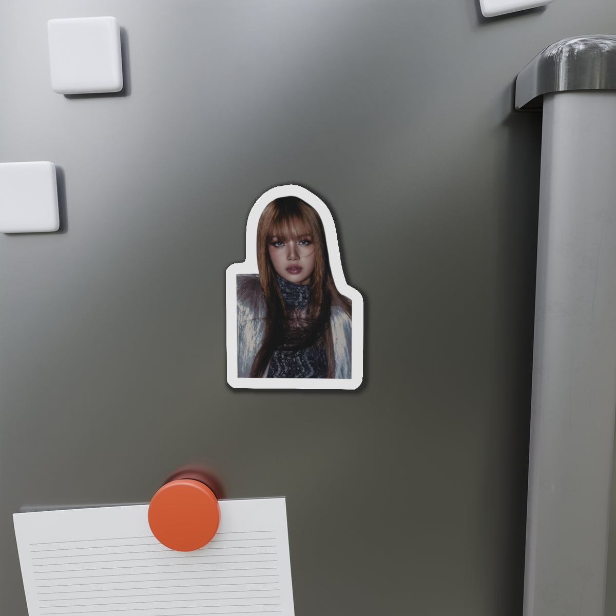 Lalisa Manoban Blackppink Gift for Lisa Fans Lillies Magnet Design 2