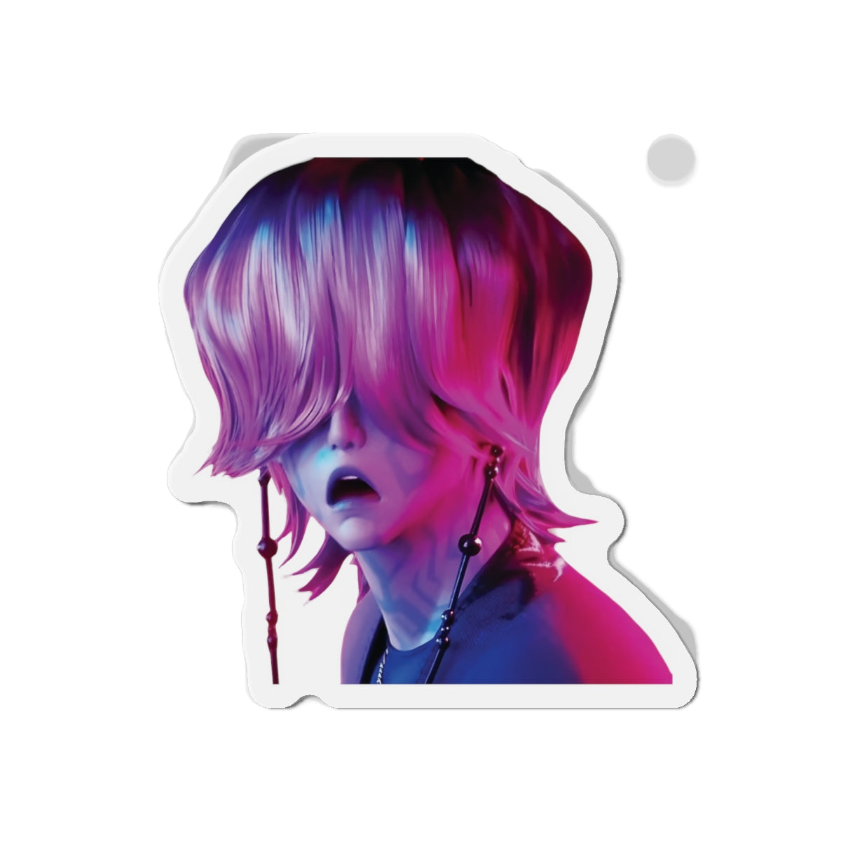 Kpop Demon Hunters Saja Boys Mystery Saja Shocked Face Magnet