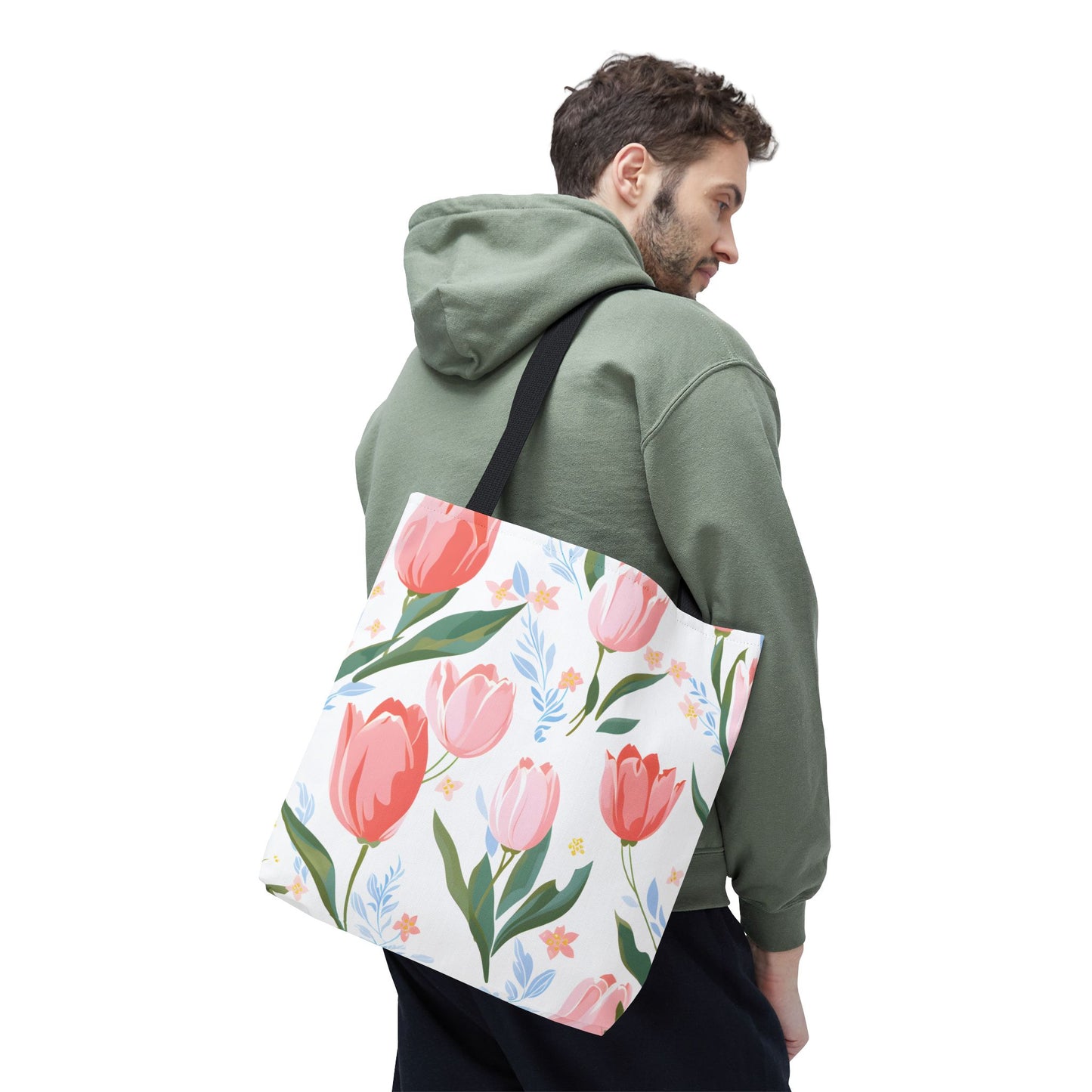 Tulips Pattern Tote Bag Design 7