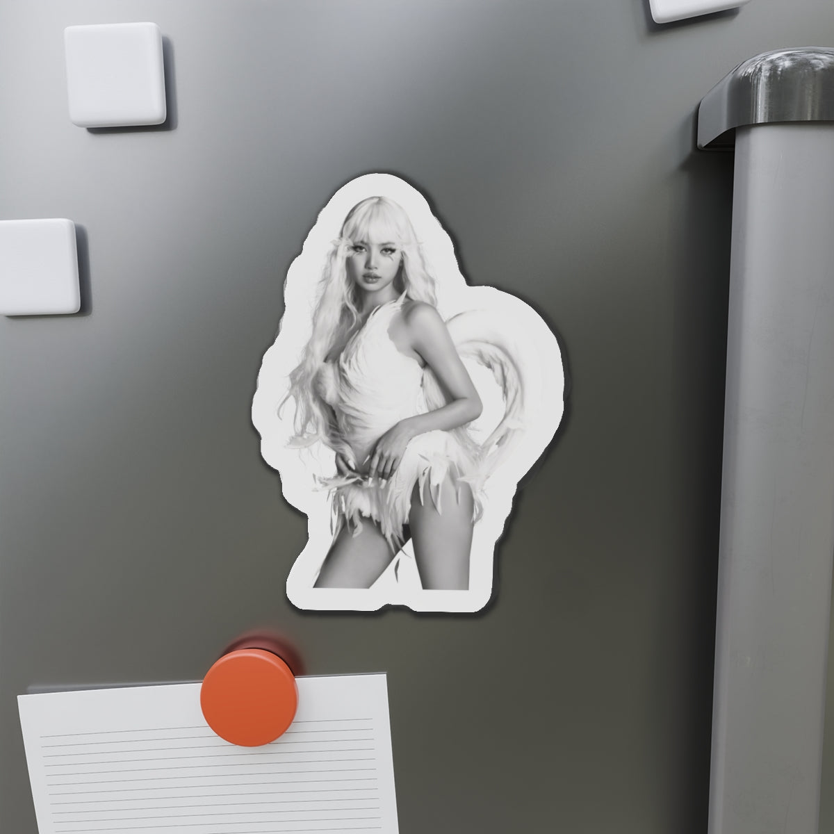 Lalisa Manoban Blackppink Gift for Lisa Fans Lillies Magnet Design 9