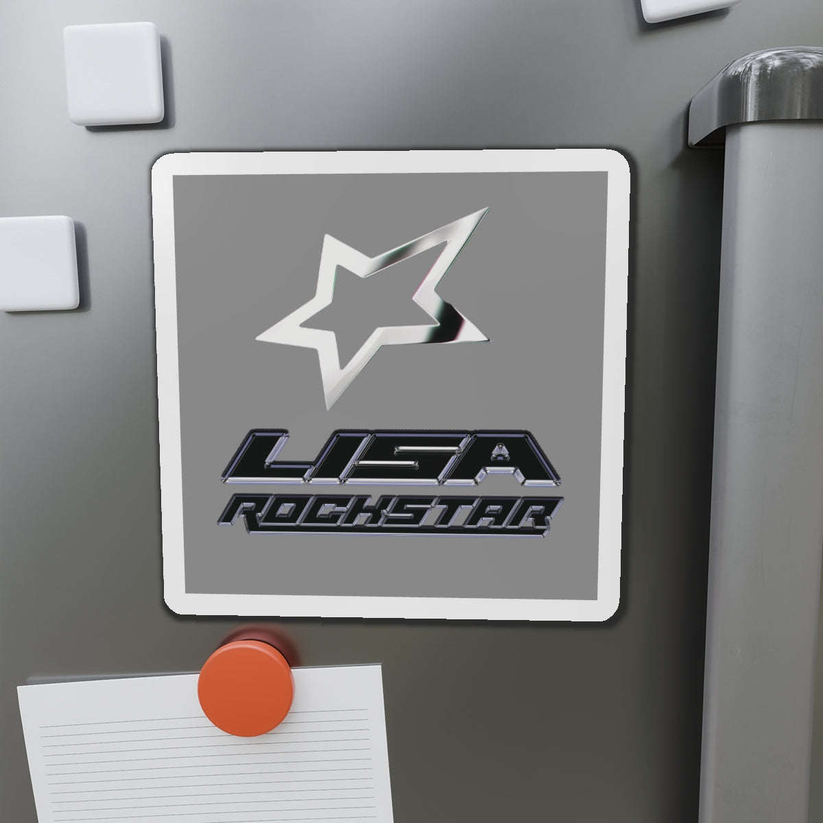 Lalisa Lisa Manoban Rockstar Album Logo Magnet