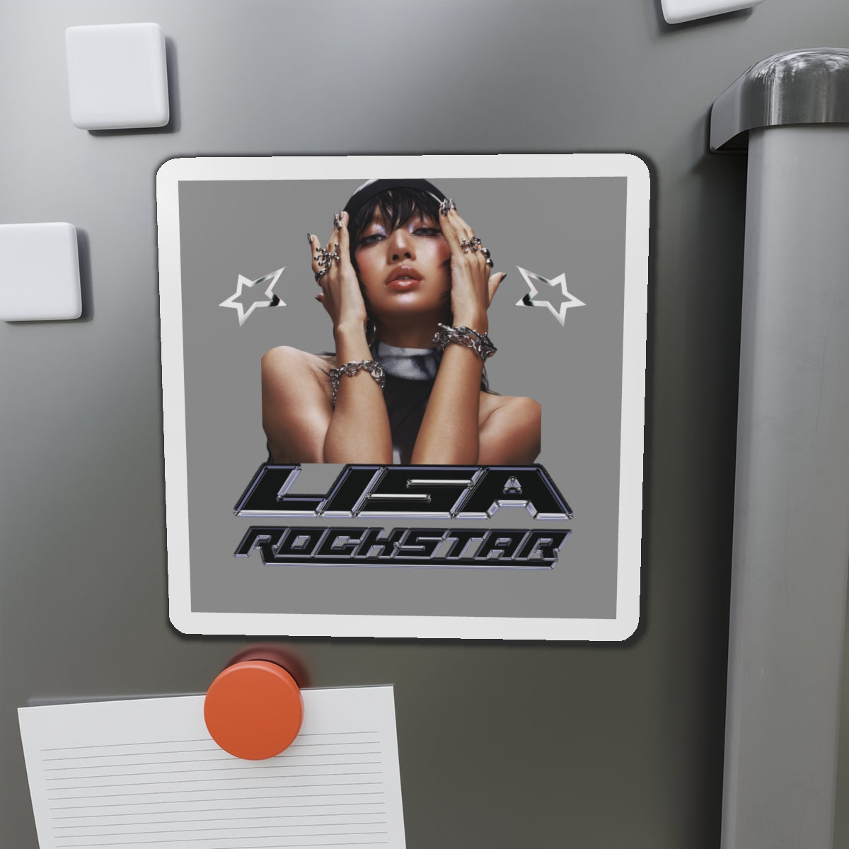 Lalisa Lisa Manoban Rockstar Album Car Magnet 2
