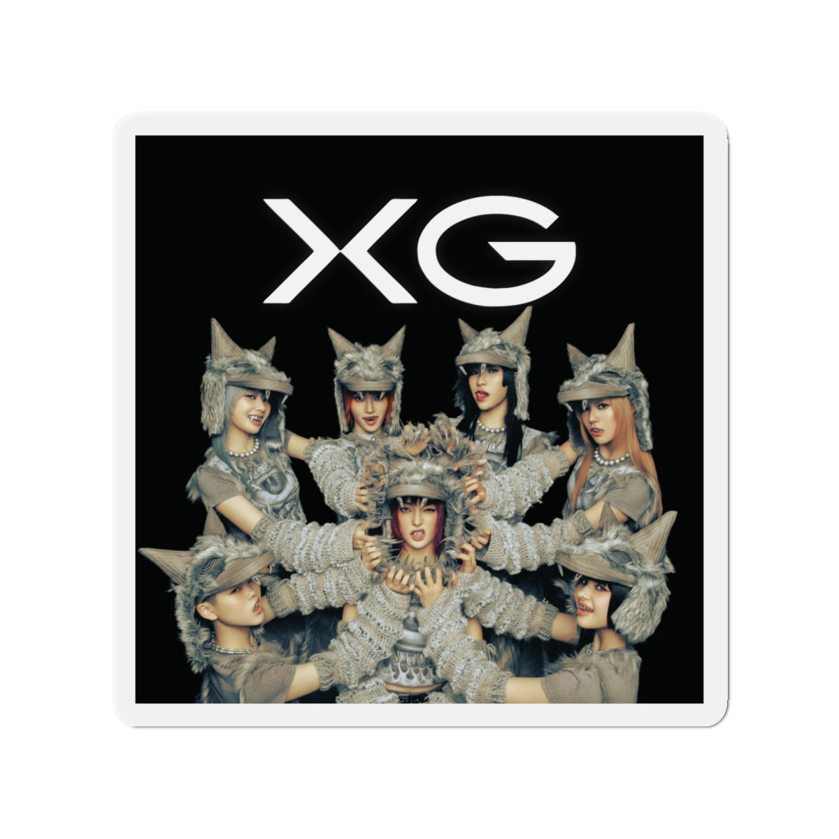 Black BG XG Woke Up Magnet 2