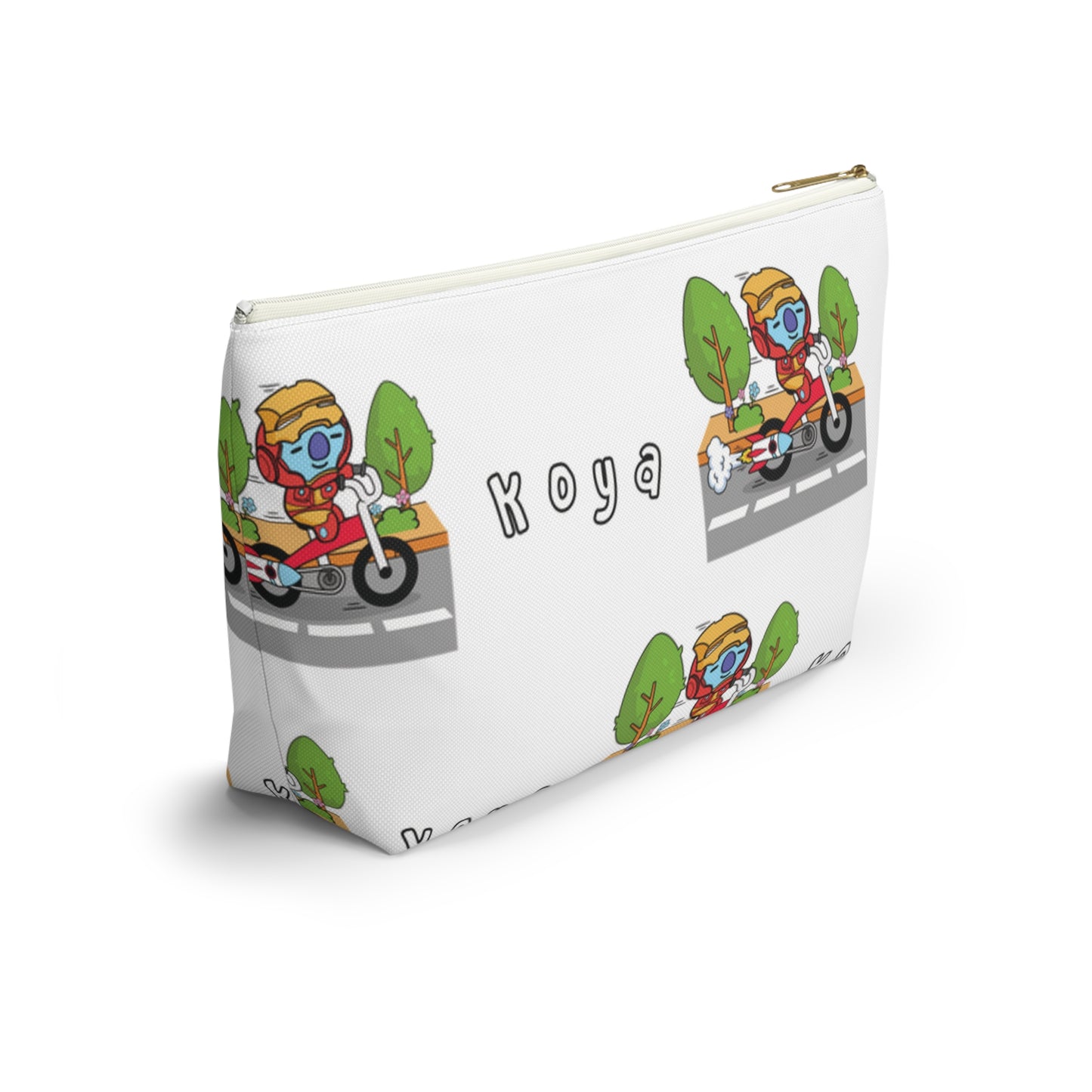 BT21 Koya White Pattern Travel Bag