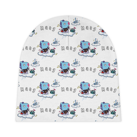 BT21 Mang White Baby Beanie Pattern