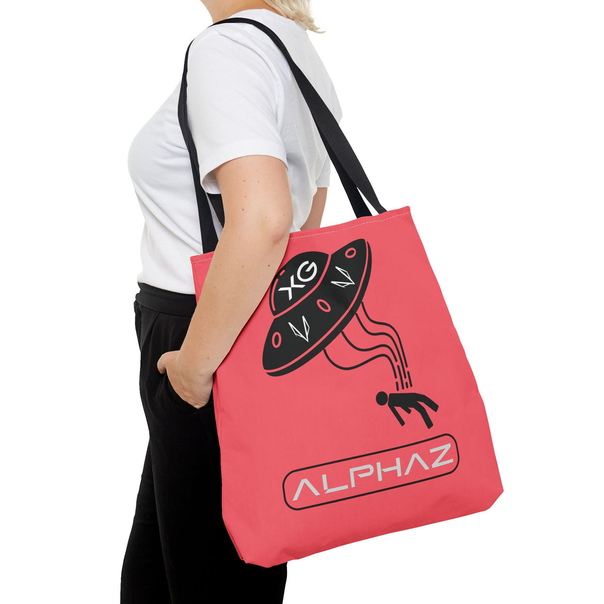 Red Maya XG Spaceship Tote Bag Design 2
