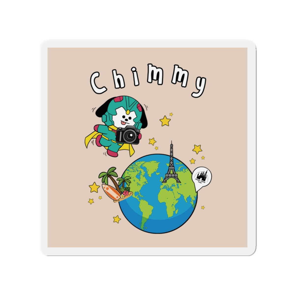 BT21 Chimmy Beige Magnet