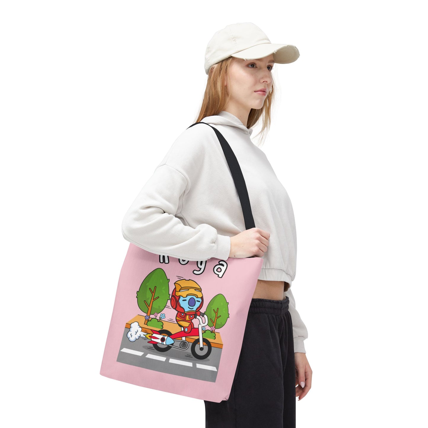 BT21 Koya Pink Tote Bag Single Design