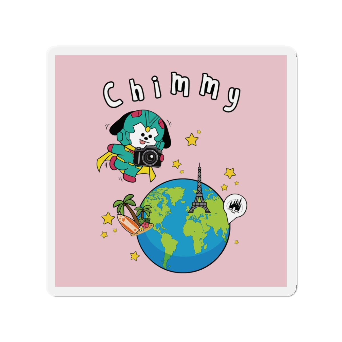 BT21 Chimmy Pink Magnet