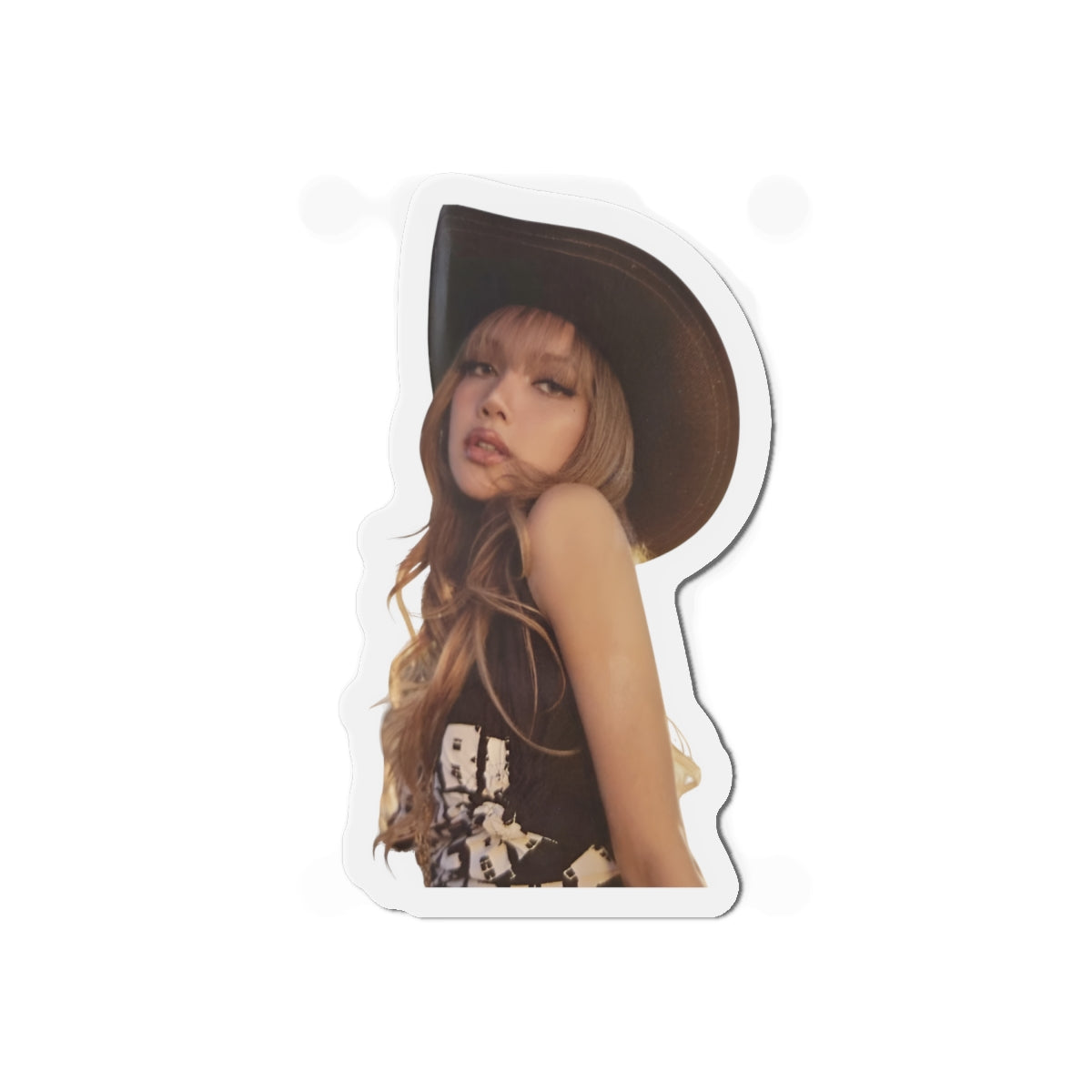 Lalisa Manoban Blackppink Gift for Lisa Fans Lillies Magnet Design 6