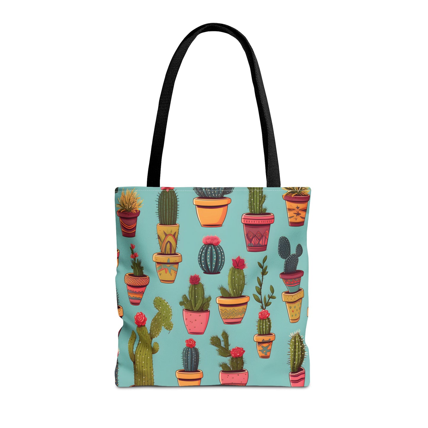 Cactus Pattern Tote Bag Design 7
