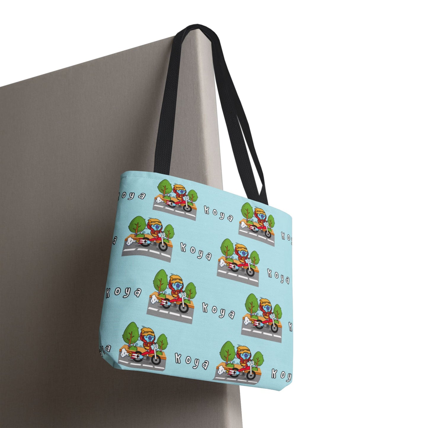 BT21 Koya Blue Tote Bag Pattern Design