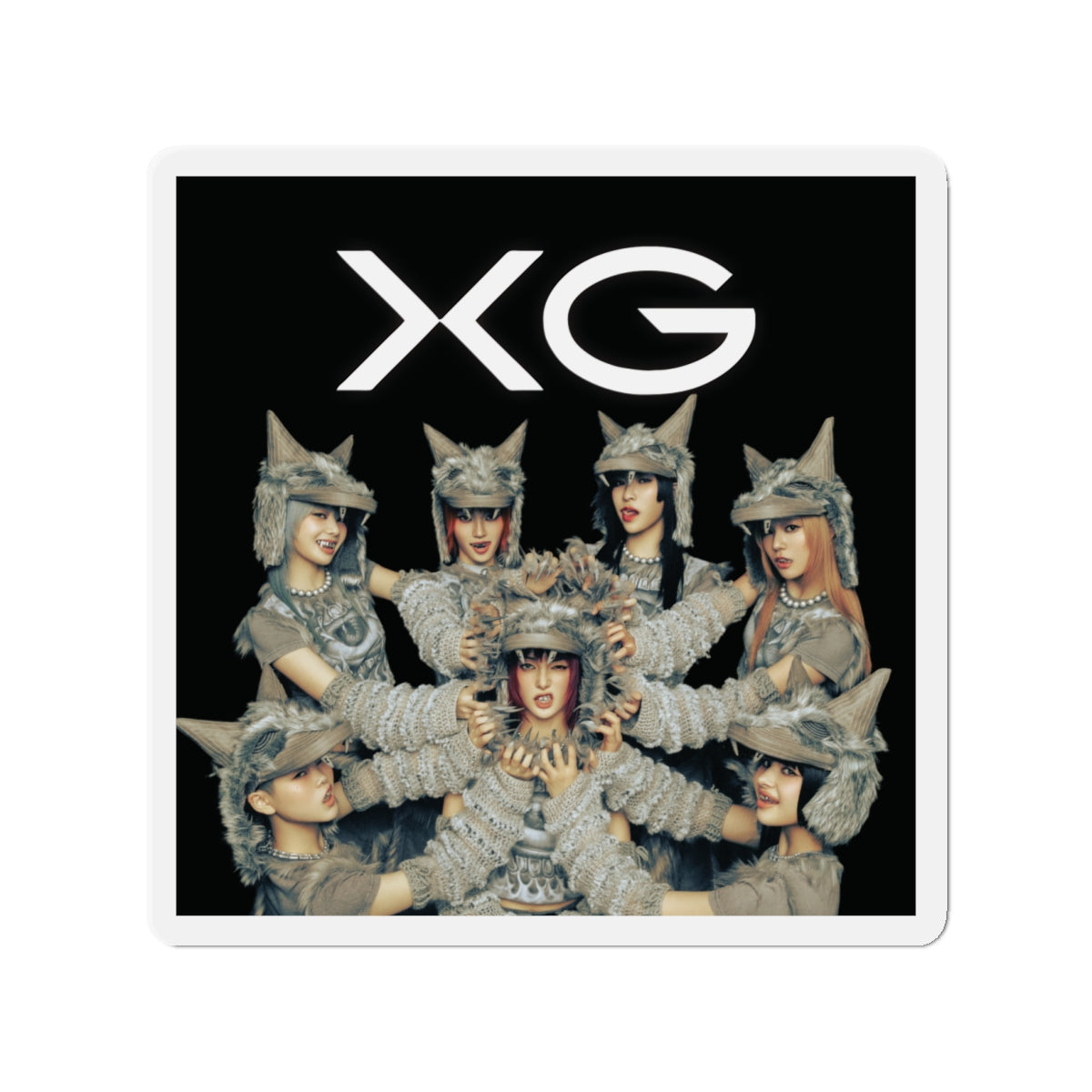 Black BG XG Woke Up Magnet 2