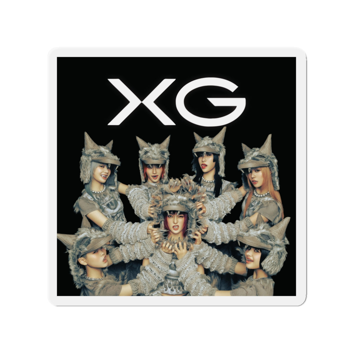 Black BG XG Woke Up Magnet 2