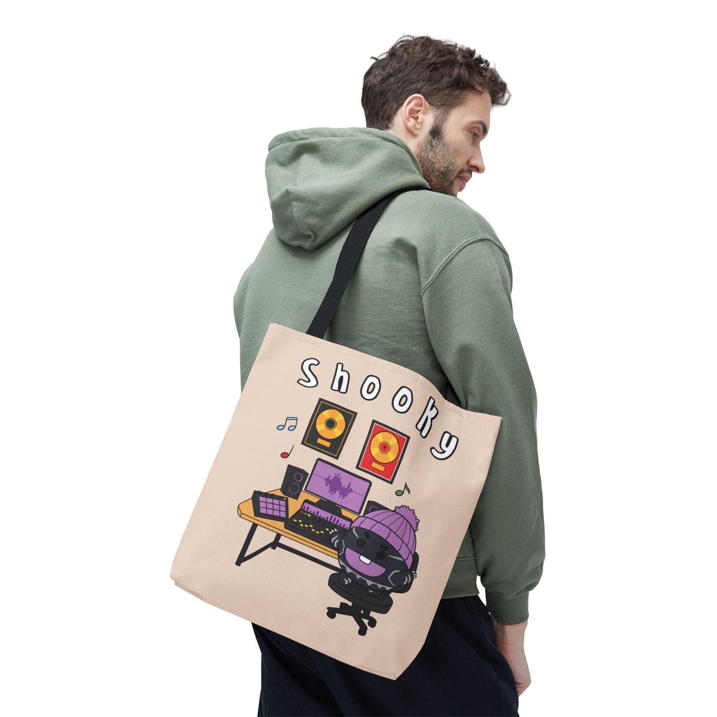 BT21 Shooky Beige Tote Bag Single Design