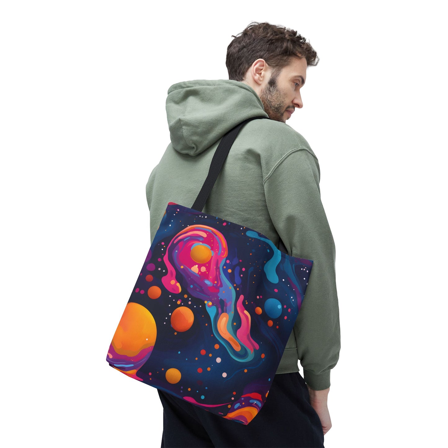 Galaxy Pattern Tote Bag Design 2