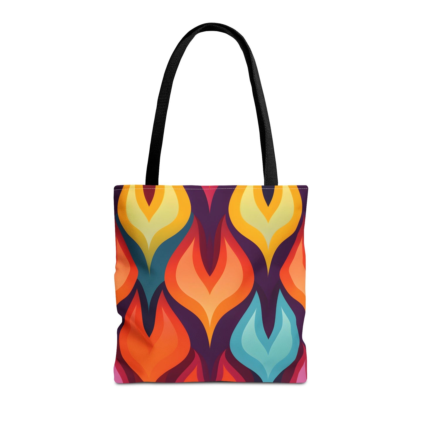 Retro Pattern Tote Bag Design 2