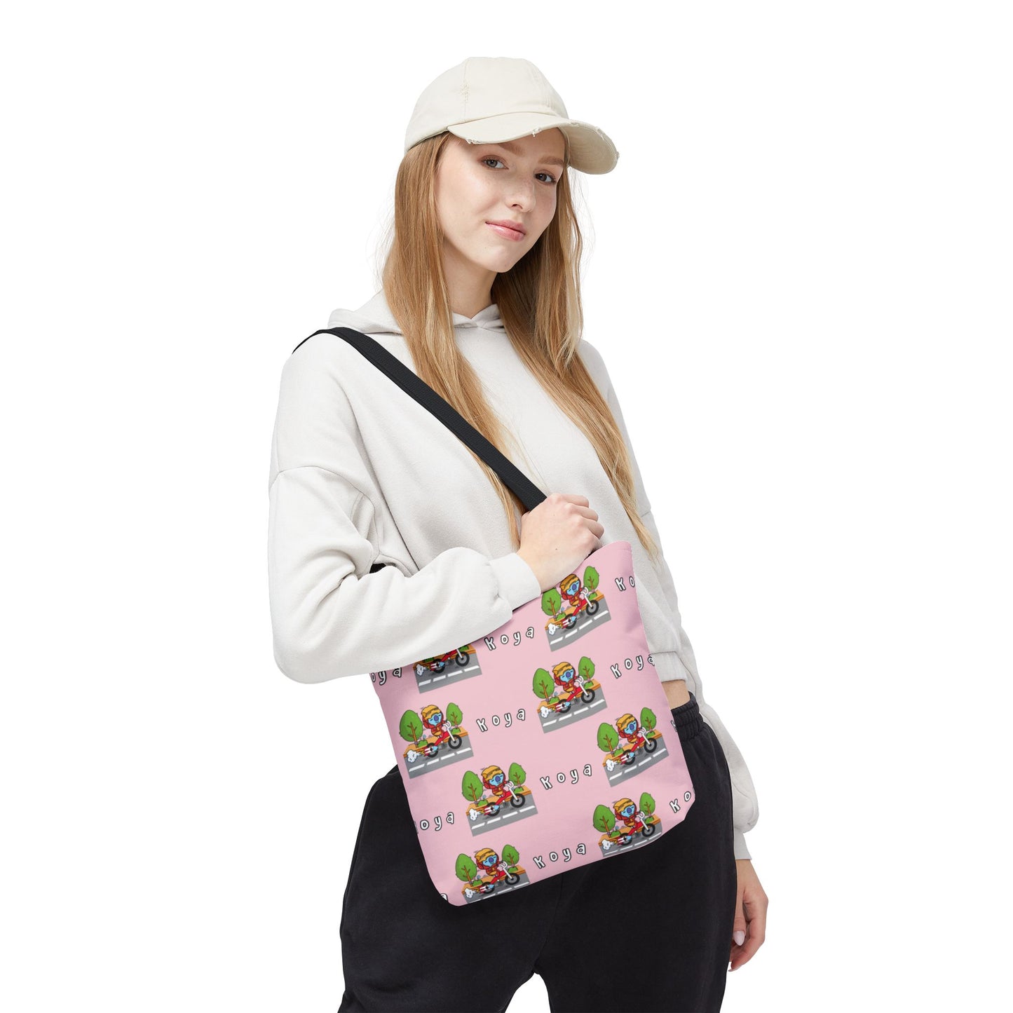 BT21 Koya Pink Tote Bag Pattern Design
