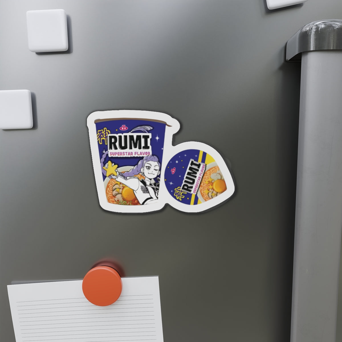 Kpop Demon Hunters Huntrix Rumi Ramen Cup Magnet