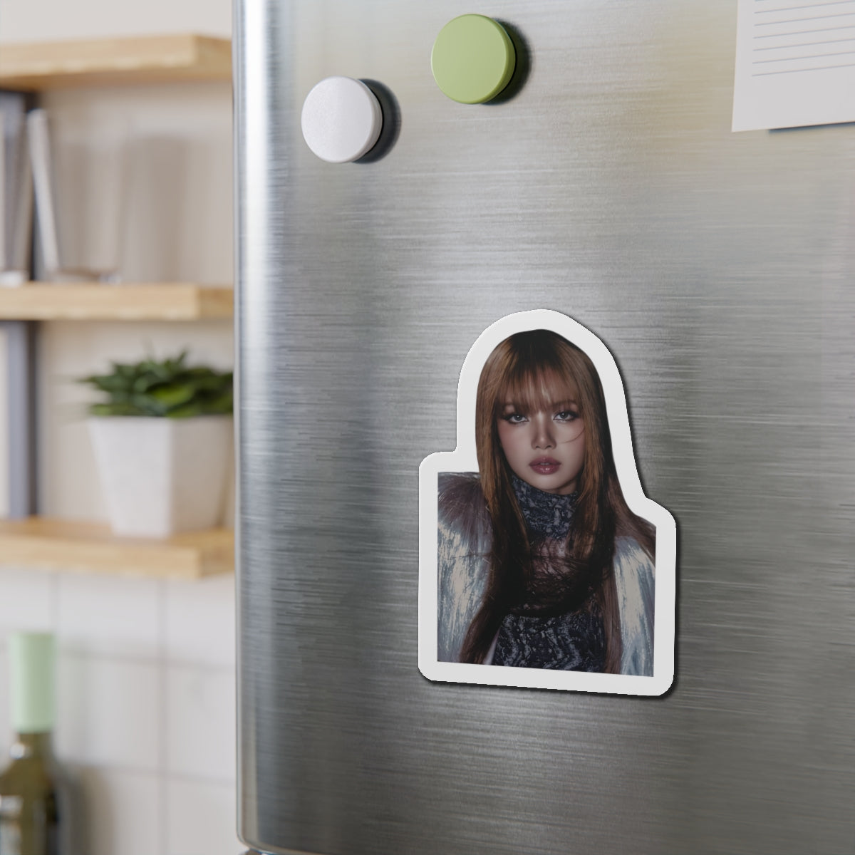 Lalisa Manoban Blackppink Gift for Lisa Fans Lillies Magnet Design 2